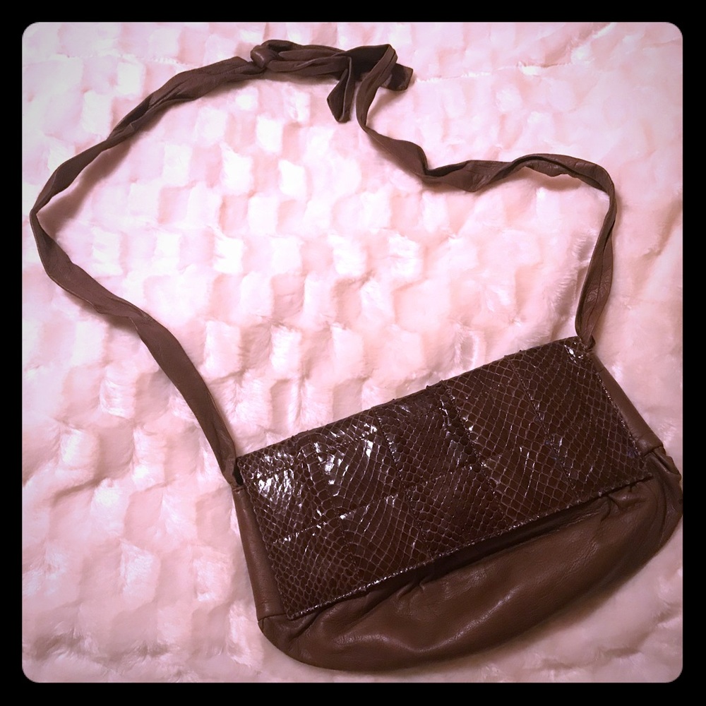 VTG Neiman Marcus Italian Snakeskin Leather Purse